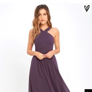 BRAND NEW, Purple Maxi Dress